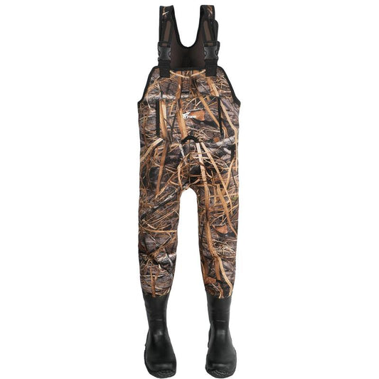 8 Fans Hunting Waders for Kids, Neoprene Youth Fishing Waders with Boot for Toddler Children Knee Length Outdoor Apparel